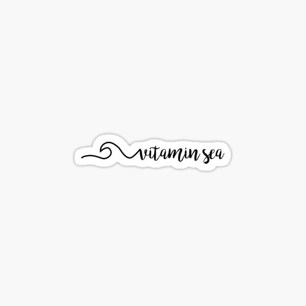 Artikelvorschau, Vitamin Meereswellen Zitat entworfen und verkauft von Ashleylcoop.