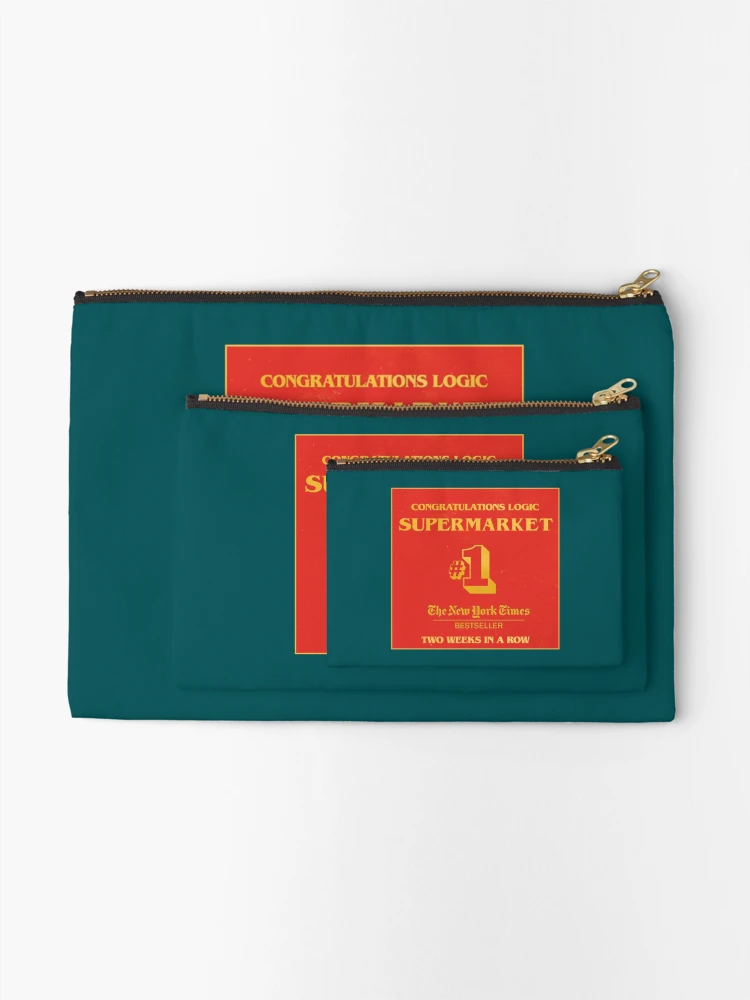 Thumbnail 2 of 4, Zipper Pouch, Congratulations Logic Supermarket designed and sold by AlpTeeDesigns.