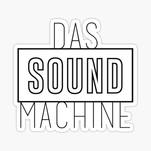 Artikelvorschau, DAS SOUND MACHINE - SCHWARZ entworfen und verkauft von StacyJoDesigns.