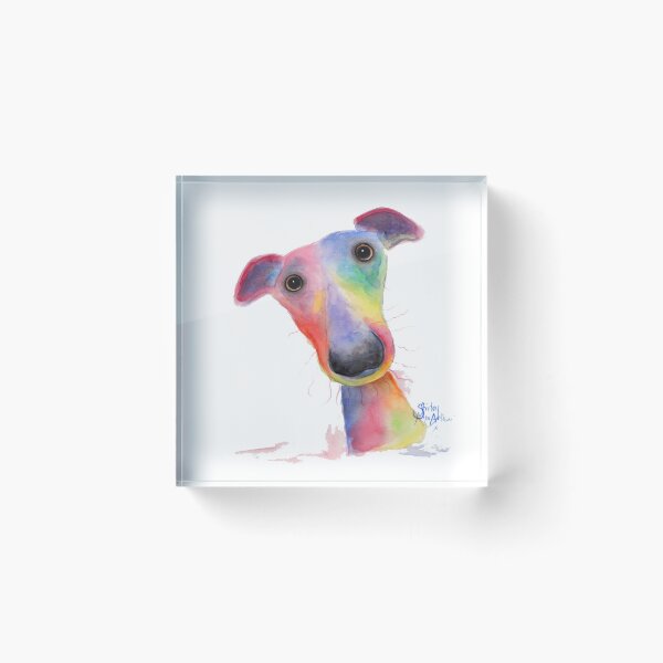 Item preview, Perro galgo WhiPPeT 'HANK' POR SHIRLEY MACARTHUR designed and sold by Shirley MacArthur Art.