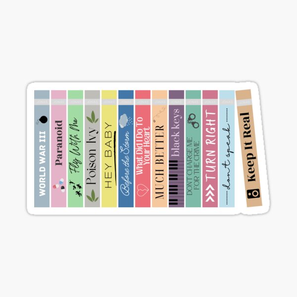 Item preview, Lista de canciones de LVATT en formato de libro designed and sold by taylorvaca.