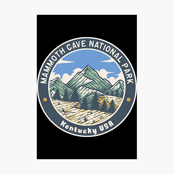 Item preview, Mammoth Cave National Park Vintage Mountains designed and sold by JordanHolmes.