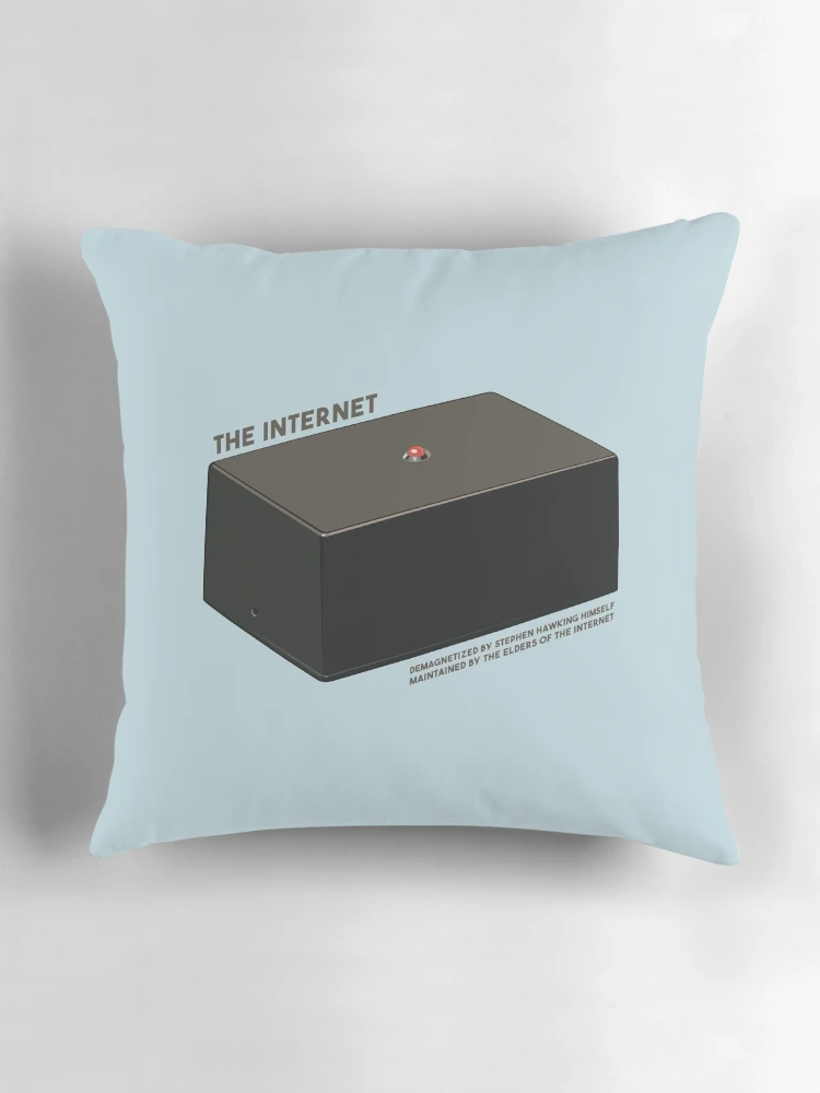 Thumbnail 3 of 4, Pillow, The Internet (The IT Crowd) designed and sold by thedrumstick.