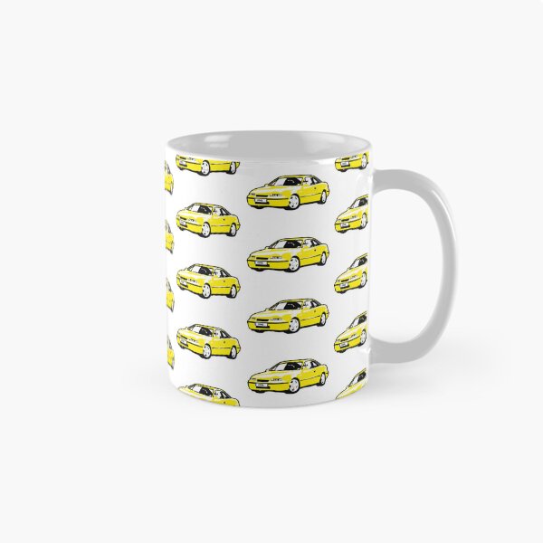 Aperçu de l'œuvre Coupé jaune des années 90 créée et vendue par CoolRide.