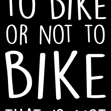 Artwork thumbnail, To bike or not to bike by nektarinchen