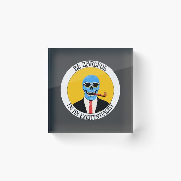 Artikelvorschau, Ich bin ein existenzialistischer Pop-Art-Totenkopf entworfen und verkauft von PVSKI.