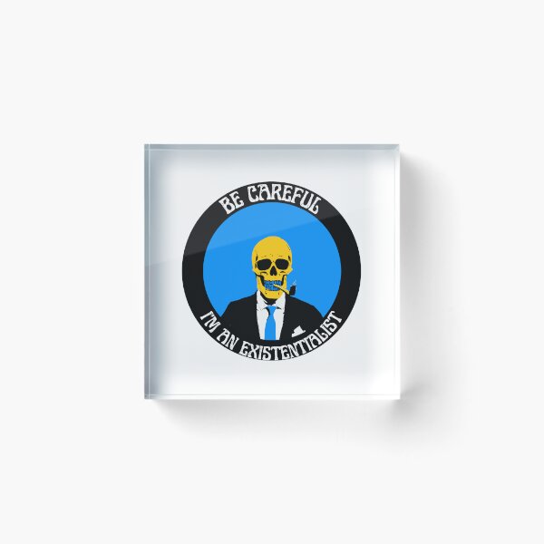 Artikelvorschau, I'm an Existentialist Pop Art Skull entworfen und verkauft von PVSKI.