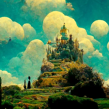 Artwork thumbnail, Being Found, AI Surreal Landscape Art by FuturalDesign