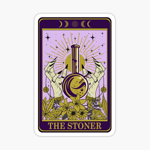 Aperçu de l'œuvre La carte de tarot Stoner créée et vendue par y2kyk.