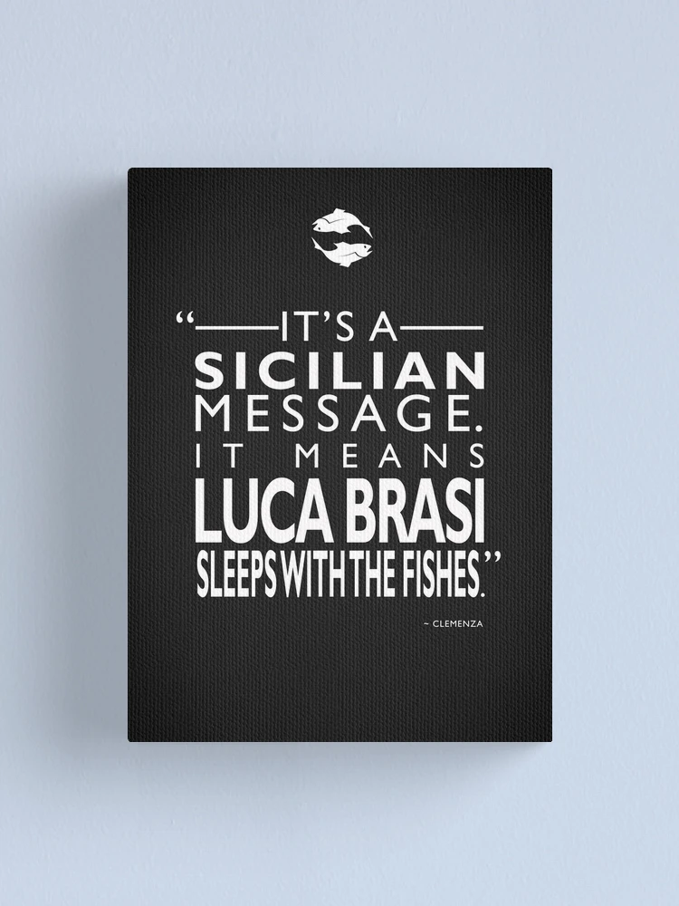 Thumbnail 1 of 3, Canvas Print, Sleeps With The Fishes designed and sold by rogue-design.