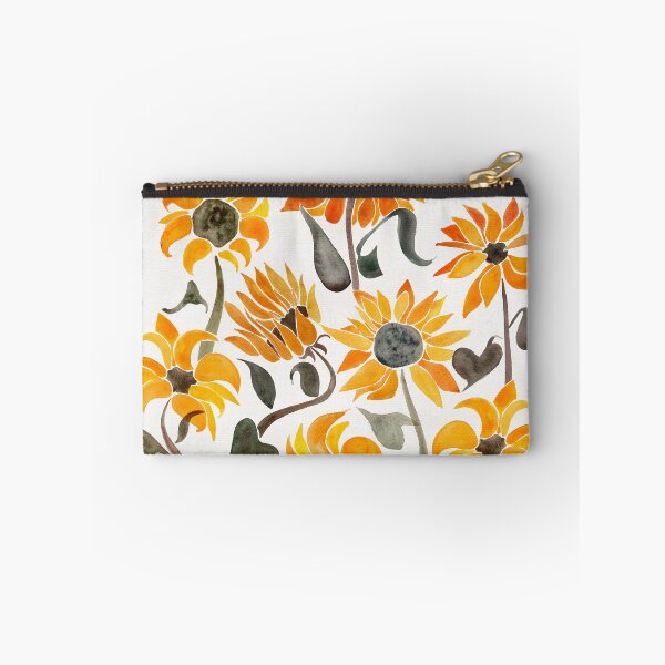 Item preview, Acuarela de girasoles: paleta amarilla y negra designed and sold by Cat Coquillette.