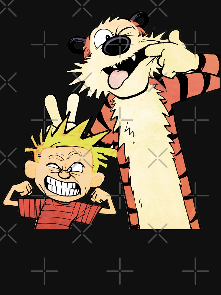 Aperçu 7 sur 7. T-shirt classique avec l'œuvre Calvin et Hobbes Bill Watterson créée et vendue par Tema EL.