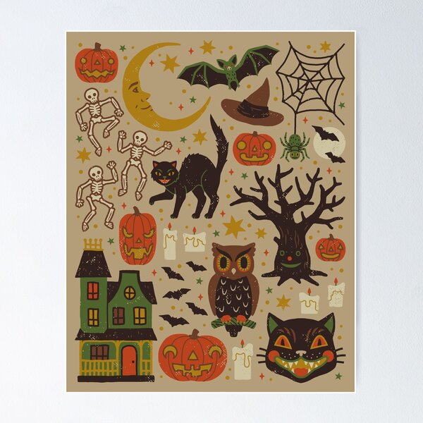 Item preview, Halloween de la vendimia designed and sold by Camille Chew.