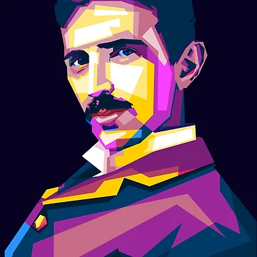 Artwork thumbnail, Tesla electric inventor by ShurikenStore