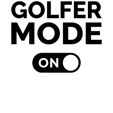 Artwork thumbnail, Golfer Mode On by freshLayer