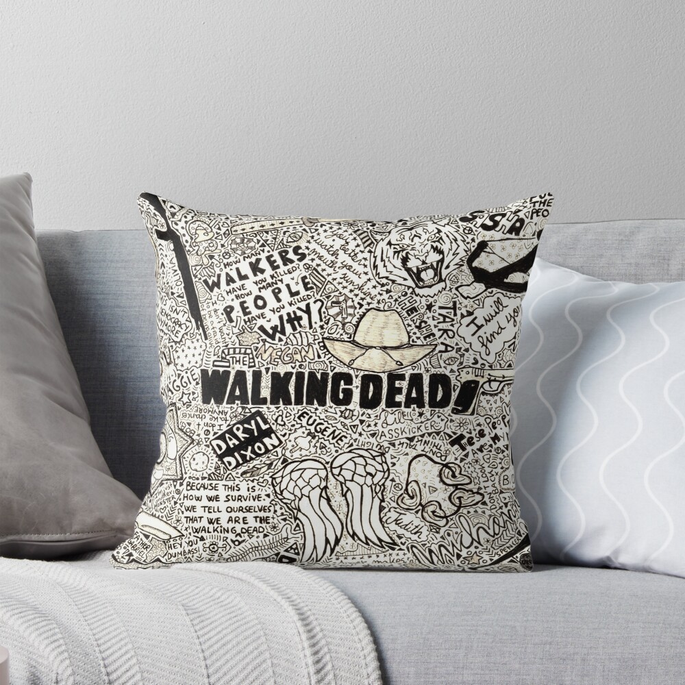 Item preview, Throw Pillow designed and sold by DIVERS.