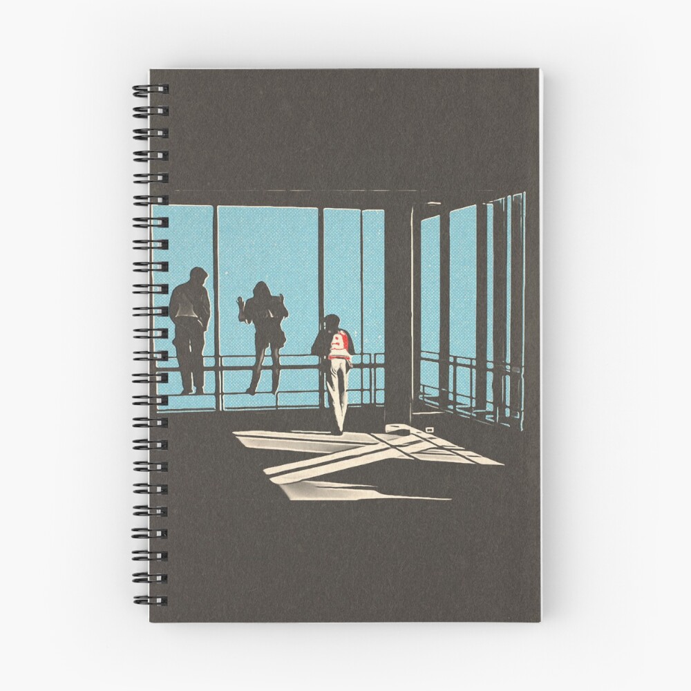 Vista previa del artículo con la obra «Cuaderno de espiral», diseñado y vendido por twelfthman.