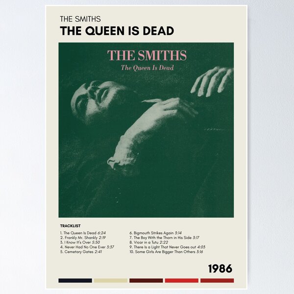Item preview, LA REINA ESTÁ MUERTA portada del álbum the smiths aesthetic designed and sold by Spin The Needle Designs.