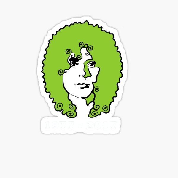 Aperçu de l'œuvre L'anniversaire de Marc Bolan créée et vendue par BalbinaStudio.