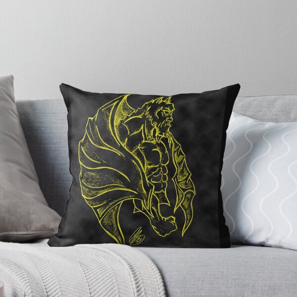 Item preview, Yellow and Black Gargoyle Drawing designed and sold by adriturner.