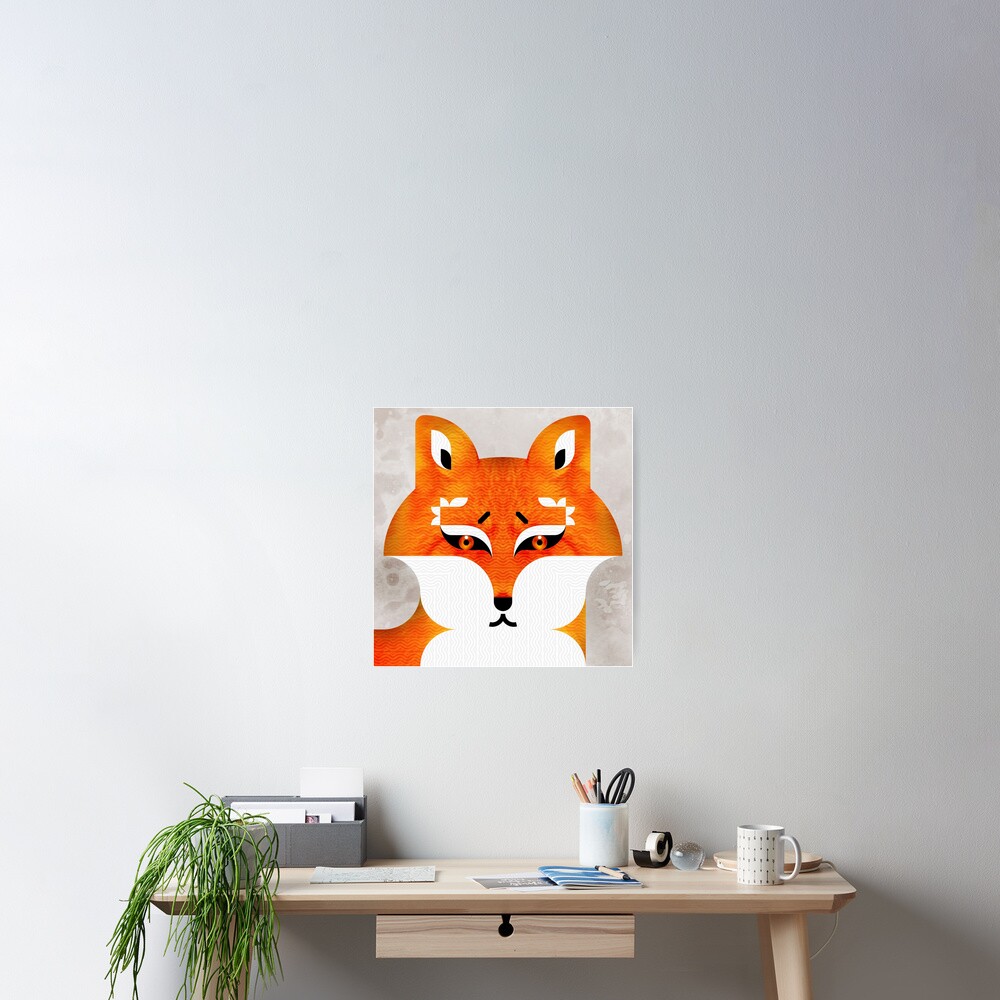 Vista previa del artículo con la obra «Póster», diseñado y vendido por Scott Partridge.
