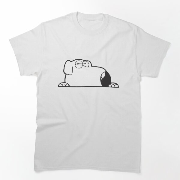 Item preview, Brian Dog Peeker Cartoon Funny designed and sold by hazemham.