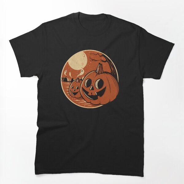Aperçu de l'œuvre Scène de citrouille d'Halloween vintage créée et vendue par Pat Peterson.