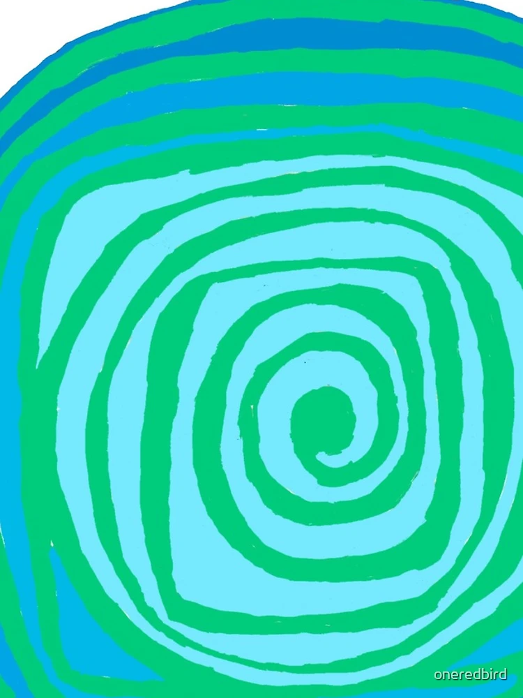 Thumbnail 4 of 4, iPhone Case, Ocean Swirl designed and sold by oneredbird.