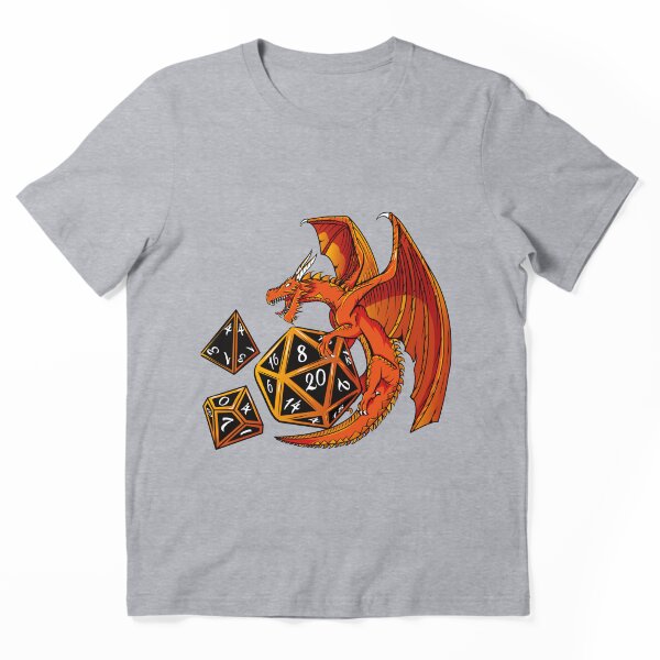 Item preview, El dragón de los dados: D20, D4, D10, Dungeons & Dragons designed and sold by Nocturnal Culture.