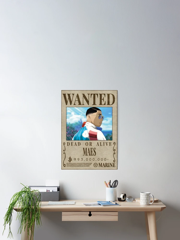 Thumbnail 2 of 3, Poster, Maes Wanted designed and sold by RAPORI.