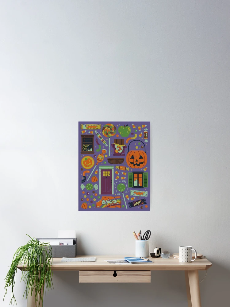 Thumbnail 2 of 3, Poster, Trick or Treat designed and sold by Camille Chew.