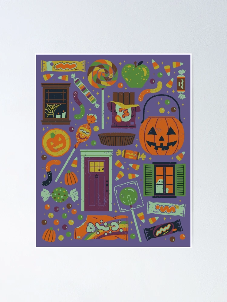 Thumbnail 1 of 3, Poster, Trick or Treat designed and sold by Camille Chew.