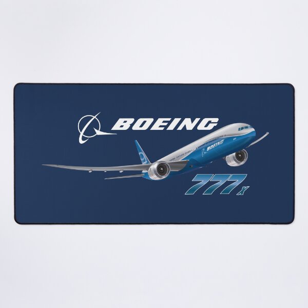 Aperçu de l'œuvre Image de l'avion Boeing 777x-900 - Bleu créée et vendue par bjcoving.