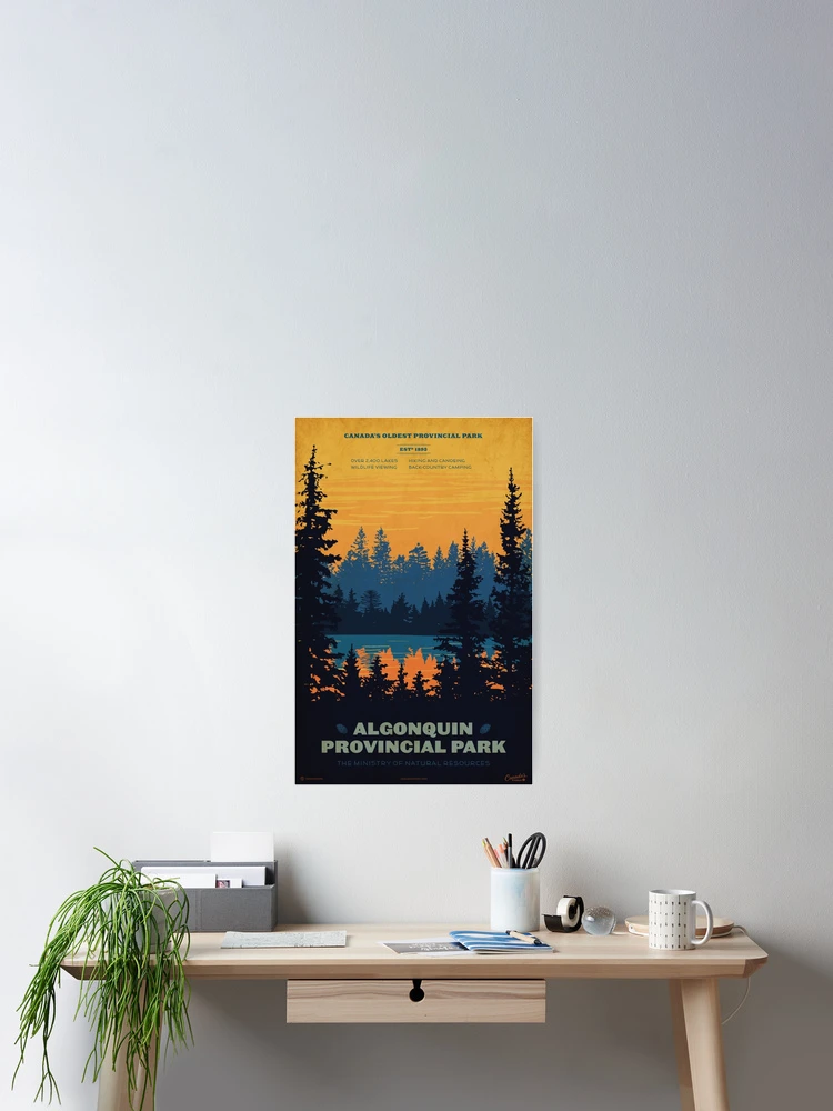 Thumbnail 2 of 3, Poster, Algonquin Park Poster designed and sold by cameronstevens.