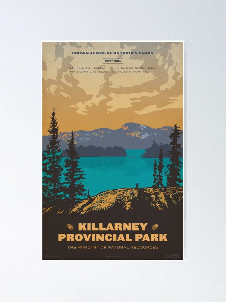 Thumbnail 1 of 3, Poster, Killarney Provincial Park poster designed and sold by cameronstevens.