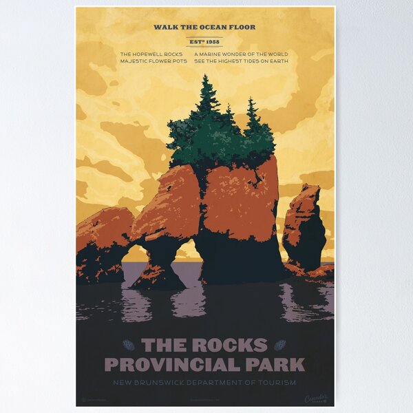 Aperçu de l'œuvre Le parc provincial The Rocks créée et vendue par cameronstevens.