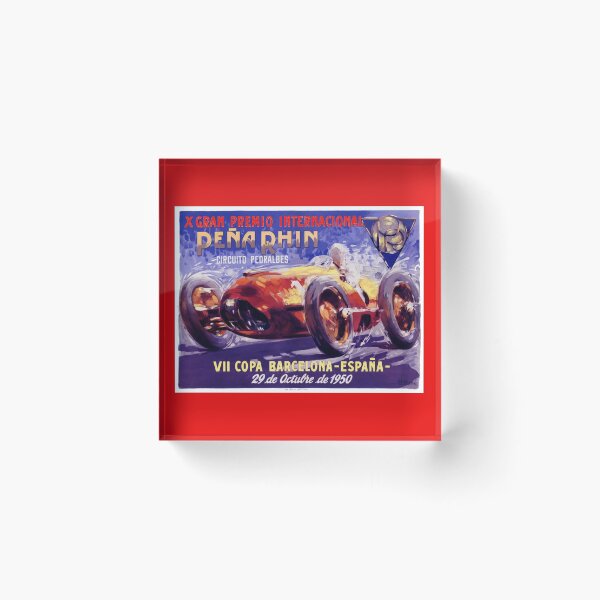 Item preview, PENA RHIN ESPAÑOL: Vintage Auto Racing Publicidad Publicidad designed and sold by posterbobs.