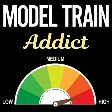 Artwork thumbnail, Addict Model Train Trains Railroad Railway by PriscillaHerna