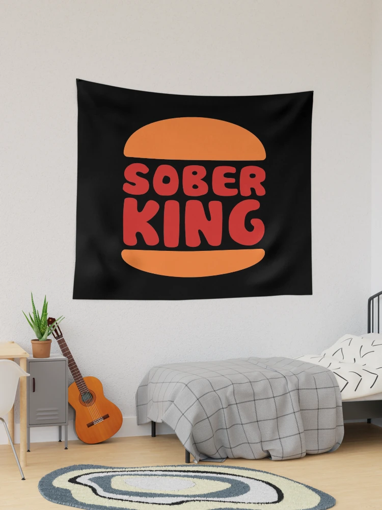 Thumbnail 1 of 3, Tapestry, Sober King (Parody) designed and sold by Texterns.