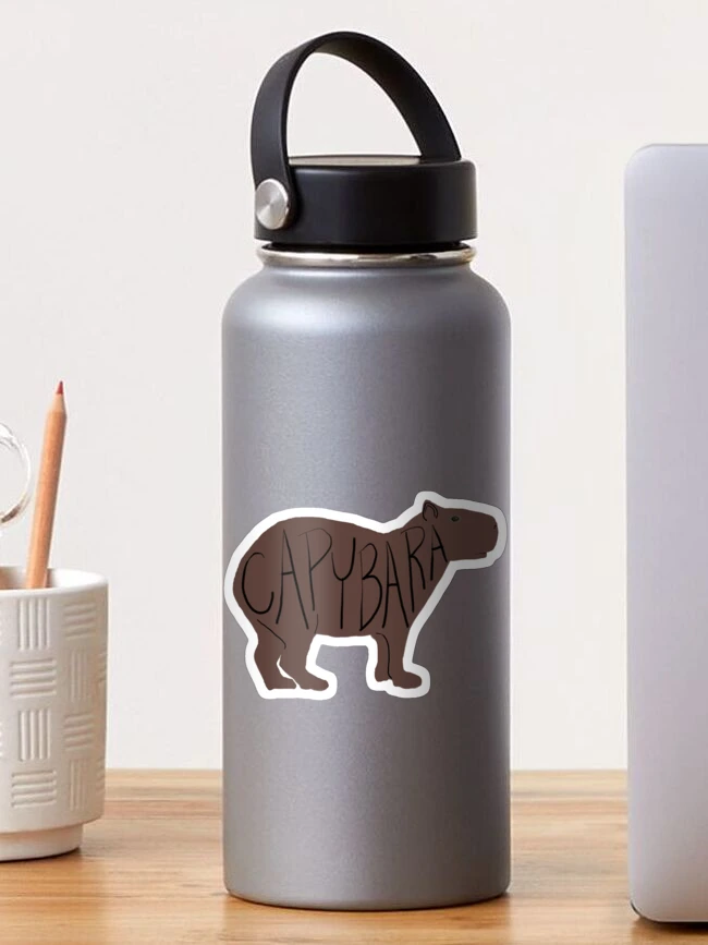Thumbnail 1 of 3, Sticker, Capybara designed and sold by Amy Hadden.