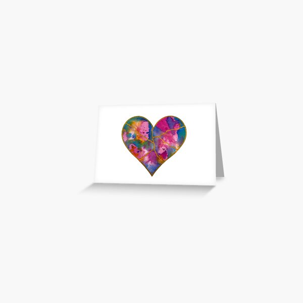 Aperçu de l'œuvre Kintsugi Mended Heart-multi créée et vendue par JuliAnnGessler.