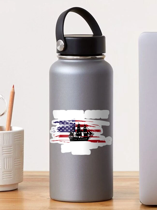Thumbnail 1 of 3, Sticker, The America Foundation Flag designed and sold by Wehavefun.