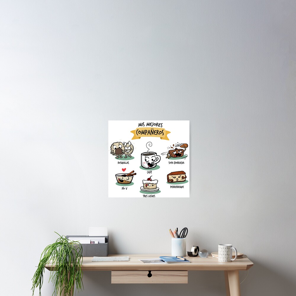 Vista previa del artículo con la obra «Póster», diseñado y vendido por Claustronautas.