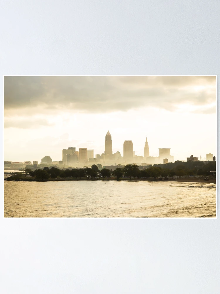 Thumbnail 1 of 3, Poster, Cleveland Ohio Skyline 2017 designed and sold by HoellerPhoto.