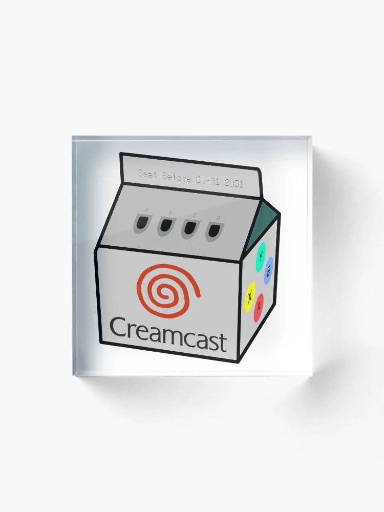 Imagen 1 de 5, Bloque acrílico con la obra Sega Creamcast, diseñada y vendida por InsertMisc.