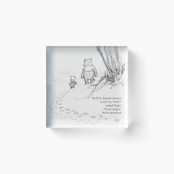 Aperçu de l'œuvre Winnie l'Ourson et Porcinet amis pour toujours créée et vendue par Designs by Kool Kat.