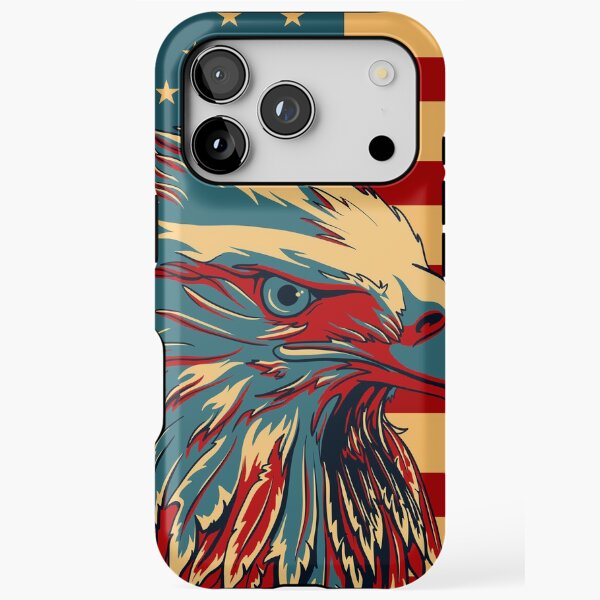 Item preview, Águila patriótica americana calva designed and sold by CroDesign.
