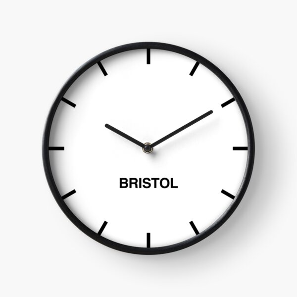 Item preview, Reloj de pared de Bristol Time Zone Newsroom designed and sold by bluehugo.