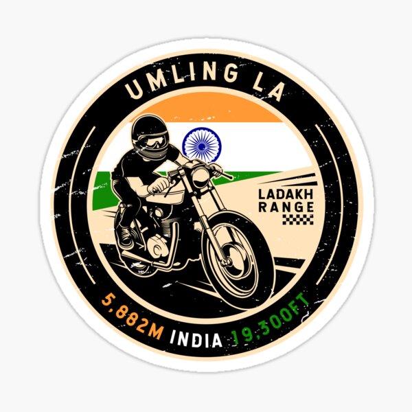 Artikelvorschau, Umling La | Indien | Motorrad entworfen und verkauft von KrisSidDesigns.