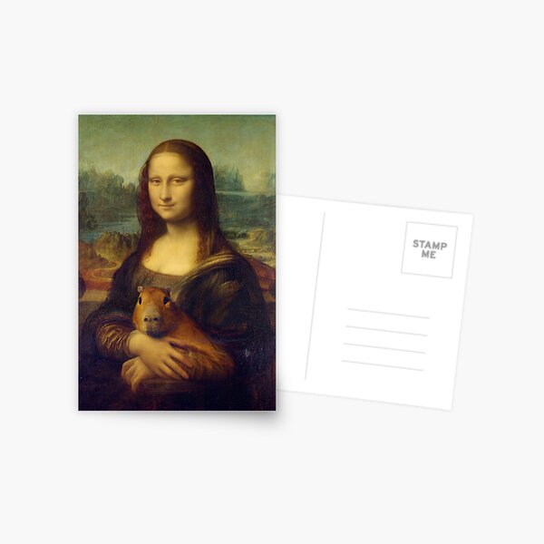 Aperçu de l'œuvre mona lisa capybara créée et vendue par Nodrazir.